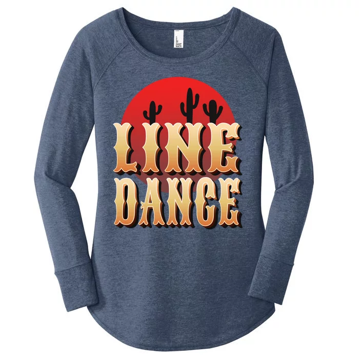 Line Dance Western Country Women's Perfect Tri Tunic Long Sleeve Shirt