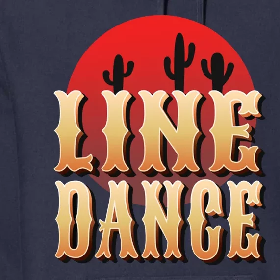 Line Dance Western Country Premium Hoodie