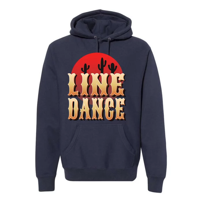 Line Dance Western Country Premium Hoodie