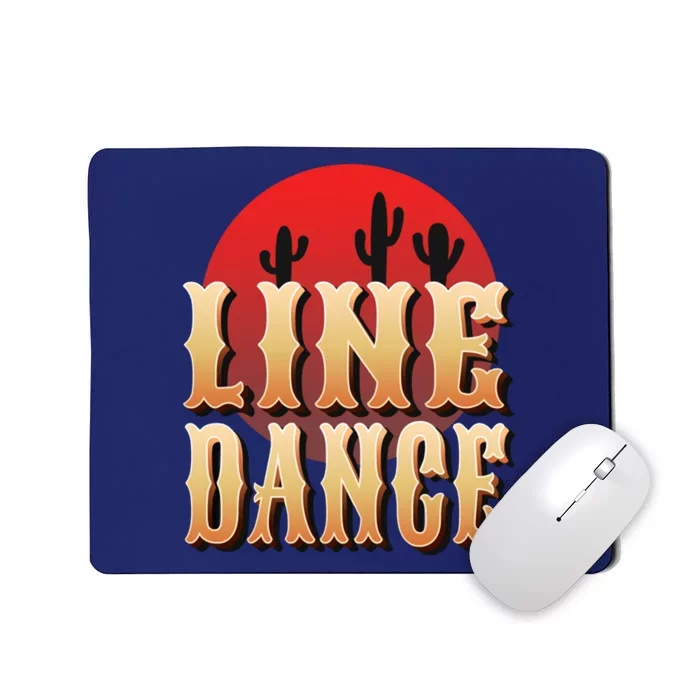 Line Dance Western Country Mousepad