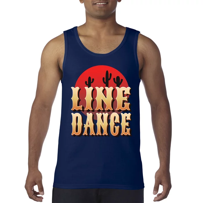 Line Dance Western Country Tank Top