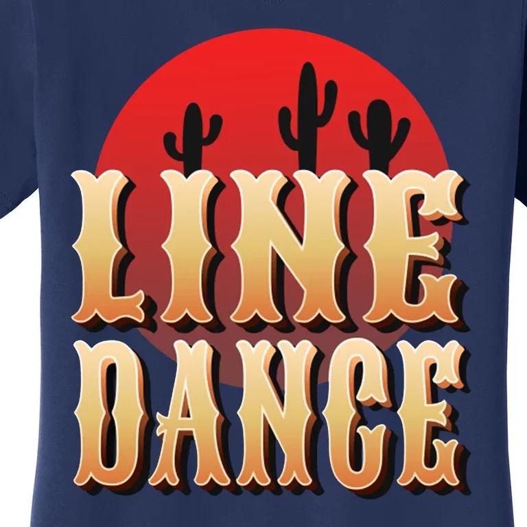 Line Dance Western Country Women's T-Shirt