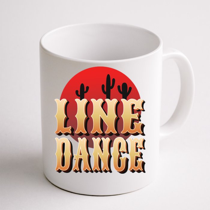 Line Dance Western Country Front & Back Coffee Mug