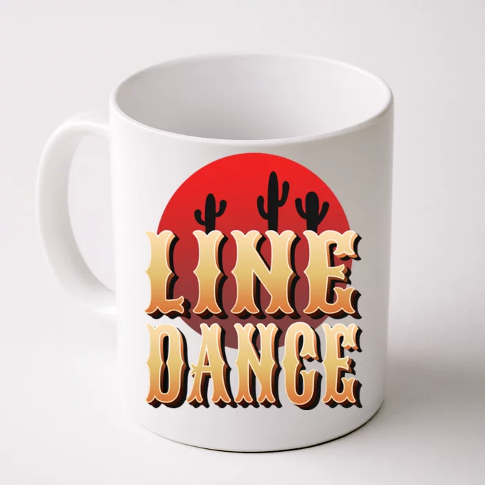 Line Dance Western Country Front & Back Coffee Mug