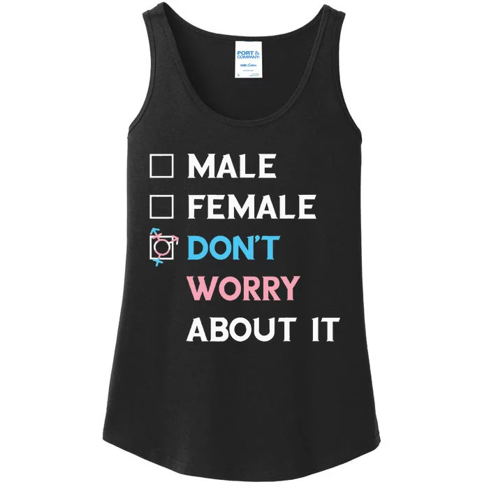 Lgbtq Dont Worry About It Pride Lgbt Ladies Essential Tank