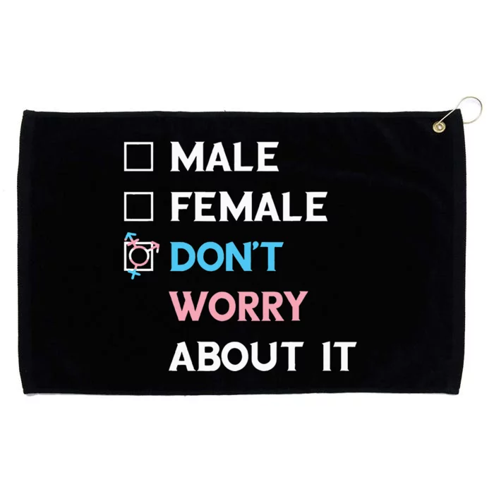 Lgbtq Dont Worry About It Pride Lgbt Grommeted Golf Towel