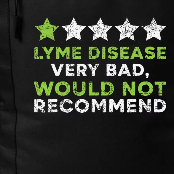 Lyme Disease Warrior Lyme Disease Awareness Month Daily Commute Backpack