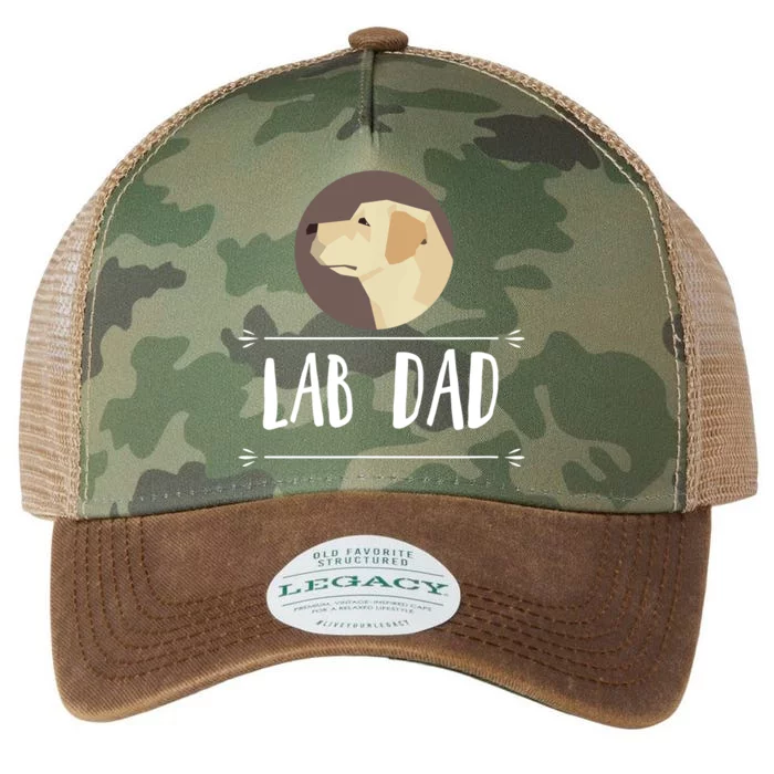 Lab Dad Yellow Labrador Retriever Dog Gift Legacy Tie Dye Trucker Hat