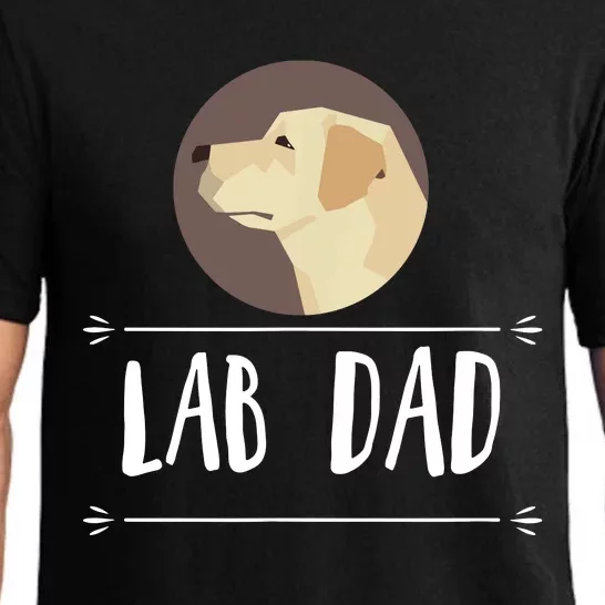 Lab Dad Yellow Labrador Retriever Dog Gift Pajama Set