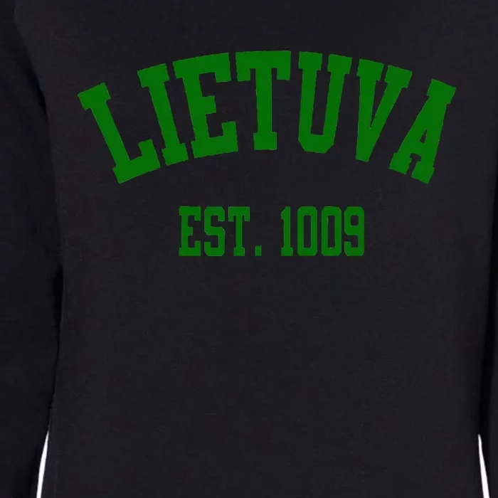 Lietuva Est 1009 Lietuva Got Game By Lithuania Strong Womens California Wash Sweatshirt