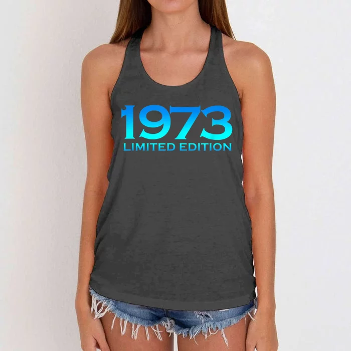 Ltd Edition 1973 50 Year Old Bday M.e.n.s WoM.e.n.s 50th Birthday Women's Knotted Racerback Tank