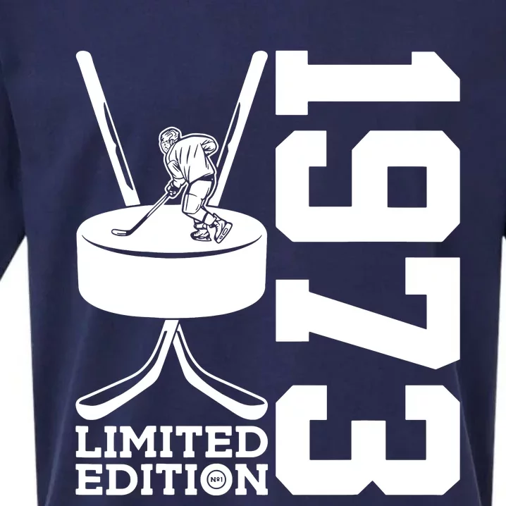 LIMITED EDITION 1973 ICE HOCKEY 50TH BIRTHDAY Sueded Cloud Jersey T-Shirt