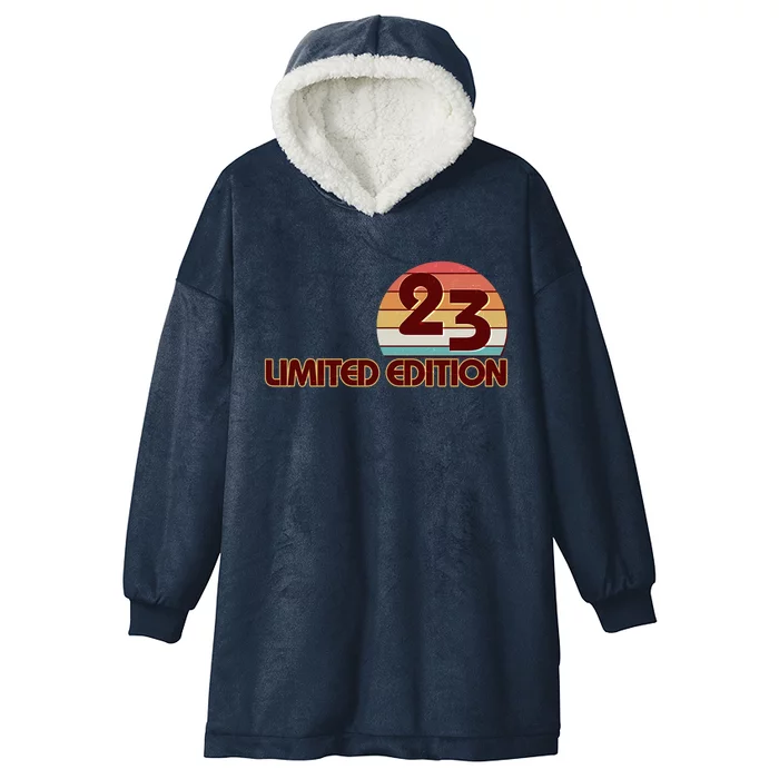 Limited Edition 1923 Retro Sun 100th Birthday Hooded Wearable Blanket