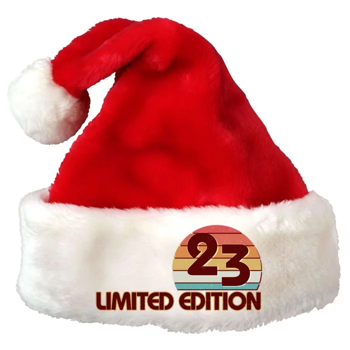 Limited Edition 1923 Retro Sun 100th Birthday Premium Christmas Santa Hat