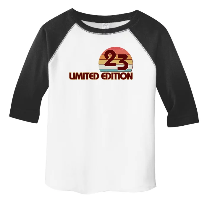 Limited Edition 1923 Retro Sun 100th Birthday Toddler Fine Jersey T-Shirt