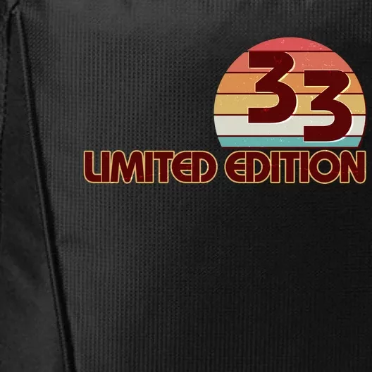 Limited Edition 1933 Retro Sun 90th Birthday City Backpack