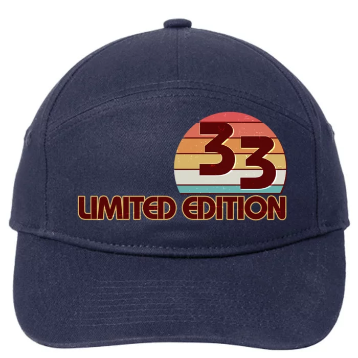 Limited Edition 1933 Retro Sun 90th Birthday 7-Panel Snapback Hat