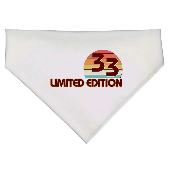 Limited Edition 1933 Retro Sun 90th Birthday USA-Made Doggie Bandana