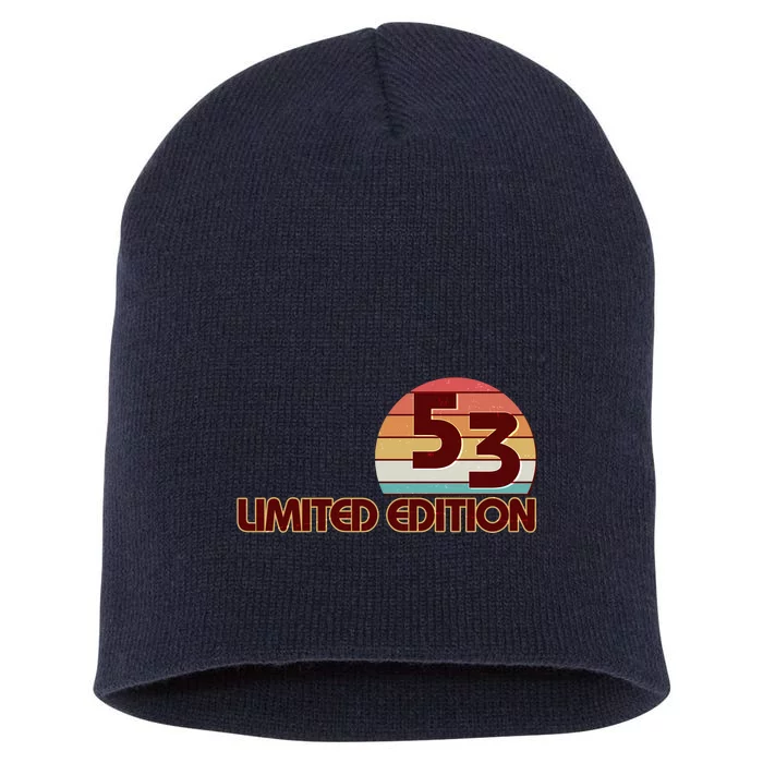 Limited Edition 1953 Retro Sun 70th Birthday Short Acrylic Beanie