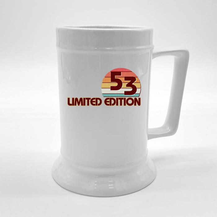 Limited Edition 1953 Retro Sun 70th Birthday Front & Back Beer Stein