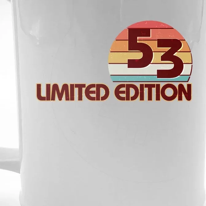 Limited Edition 1953 Retro Sun 70th Birthday Front & Back Beer Stein