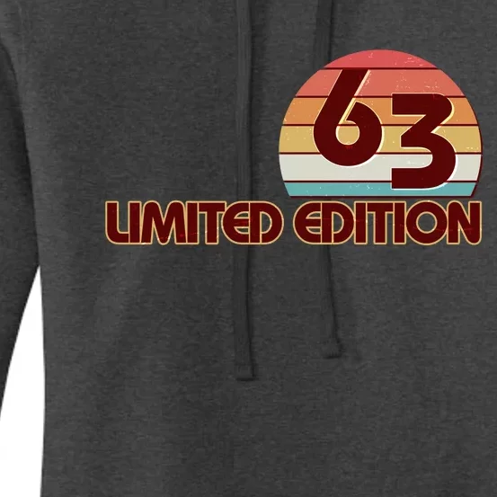 Limited Edition 1963 Retro Sun 60th Birthday Women's Pullover Hoodie