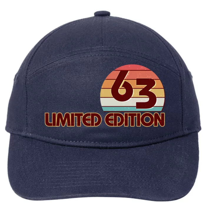 Limited Edition 1963 Retro Sun 60th Birthday 7-Panel Snapback Hat