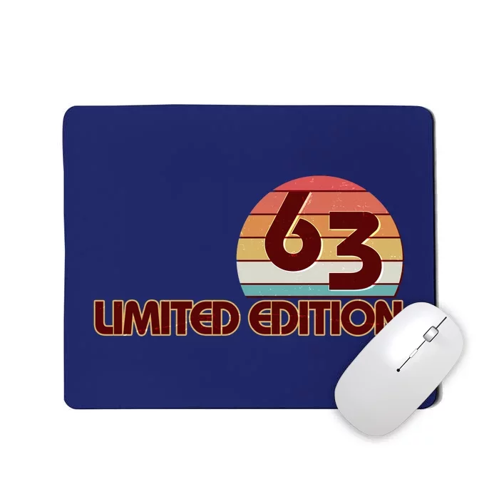 Limited Edition 1963 Retro Sun 60th Birthday Mousepad