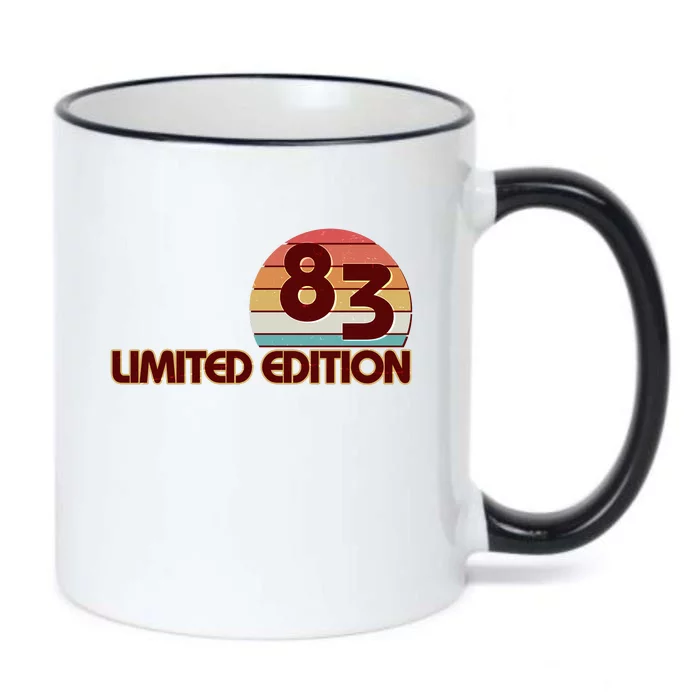 Limited Edition 1983 Retro Sun 40th Birthday Black Color Changing Mug