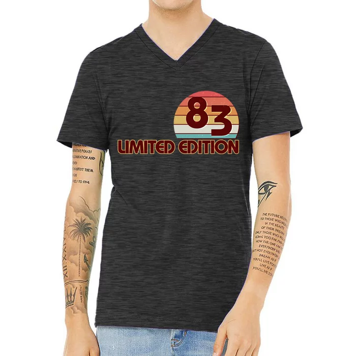 Limited Edition 1983 Retro Sun 40th Birthday V-Neck T-Shirt