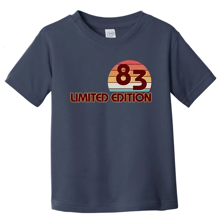 Limited Edition 1983 Retro Sun 40th Birthday Toddler T-Shirt