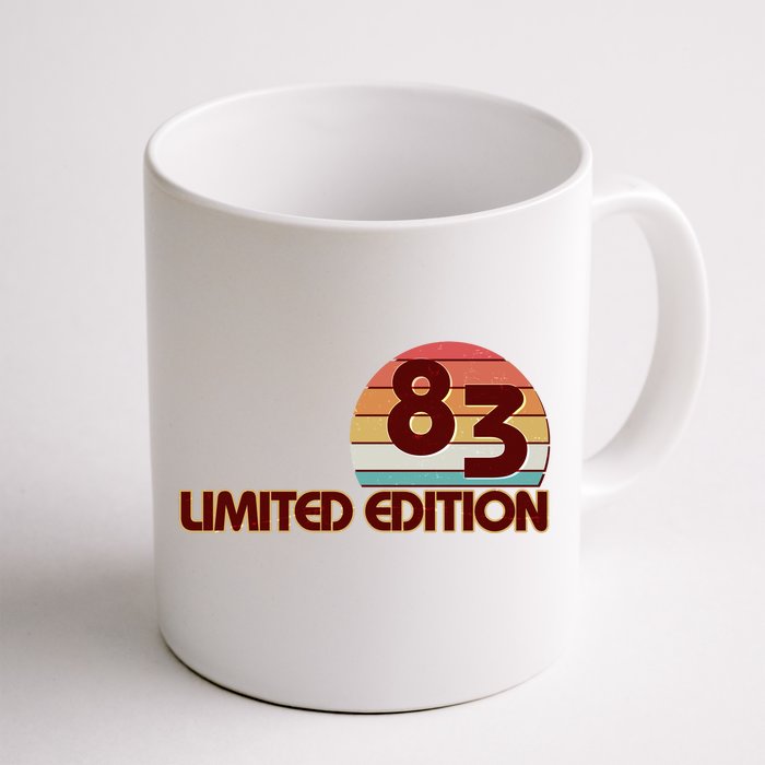 Limited Edition 1983 Retro Sun 40th Birthday Front & Back Coffee Mug