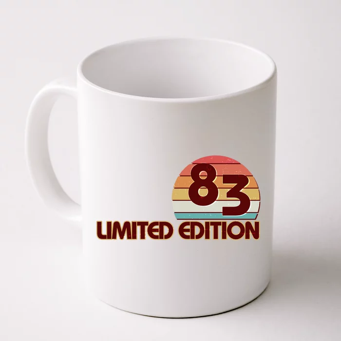 Limited Edition 1983 Retro Sun 40th Birthday Front & Back Coffee Mug