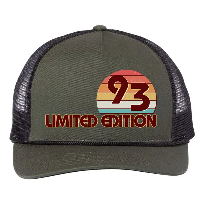 Limited Edition 1993 Retro Sun 30th Birthday Retro Rope Trucker Hat Cap