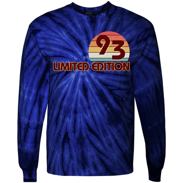 Limited Edition 1993 Retro Sun 30th Birthday Tie-Dye Long Sleeve Shirt