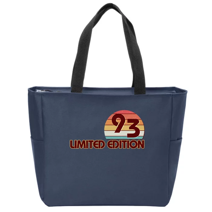 Limited Edition 1993 Retro Sun 30th Birthday Zip Tote Bag