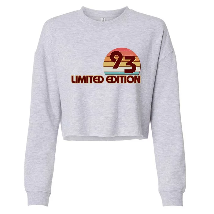 Limited Edition 1993 Retro Sun 30th Birthday Cropped Pullover Crew