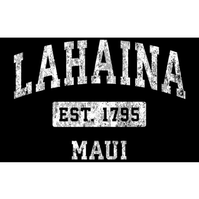 Lahaina Est 1795 Maui Hawaii Hi Vintage Established Sports Design Bumper Sticker