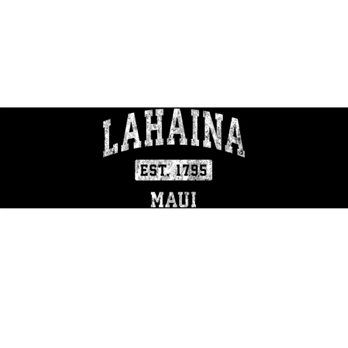 Lahaina Est 1795 Maui Hawaii Hi Vintage Established Sports Design Bumper Sticker