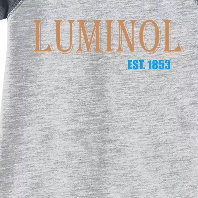 Luminol Est 1853 Crime Scene True Crime Infant Baby Jersey Bodysuit