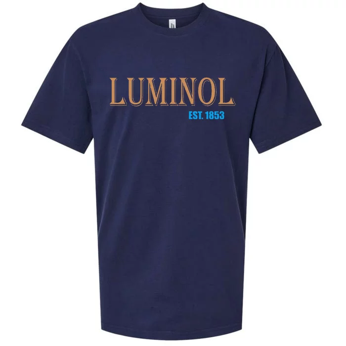 Luminol Est 1853 Crime Scene True Crime Sueded Cloud Jersey T-Shirt