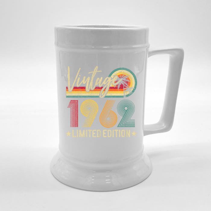 Limited Edition 1962 60th Birthday 60 Years Old Gag Gift Front & Back Beer Stein