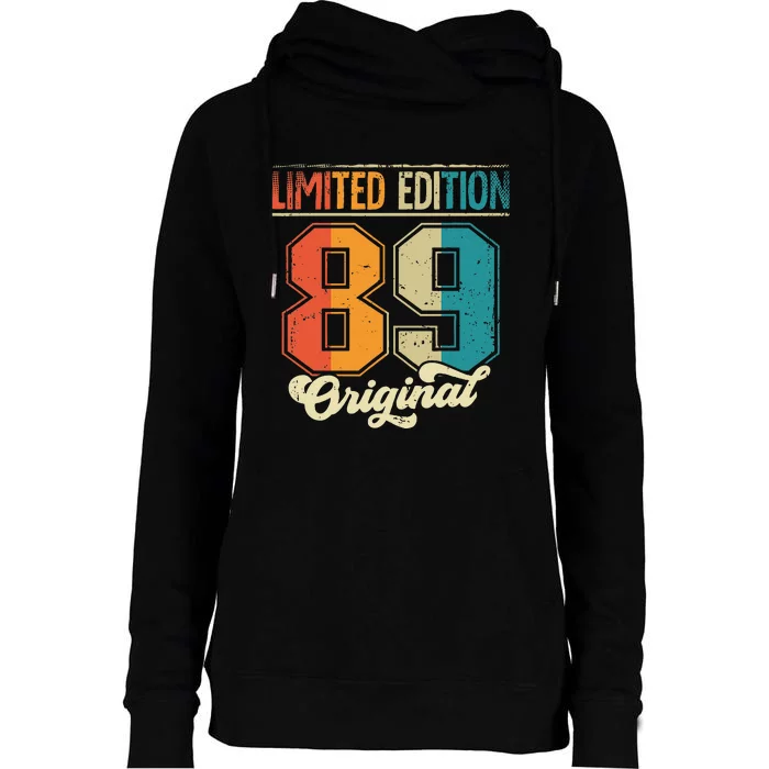 Limited Edition 1989 Womens Funnel Neck Pullover Hood