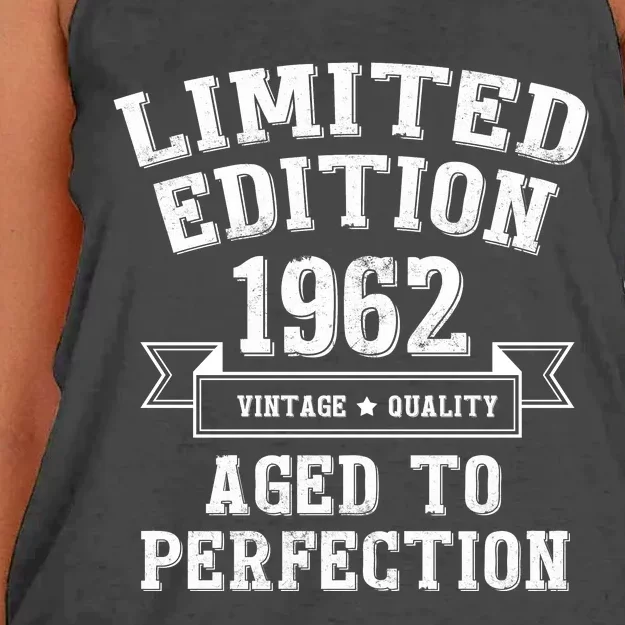 Limited Edition 1962 Aged To Perfection Women's Knotted Racerback Tank