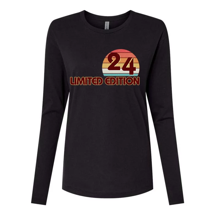 Limited Edition 1924 Retro Sun 100th Birthday Womens Cotton Relaxed Long Sleeve T-Shirt