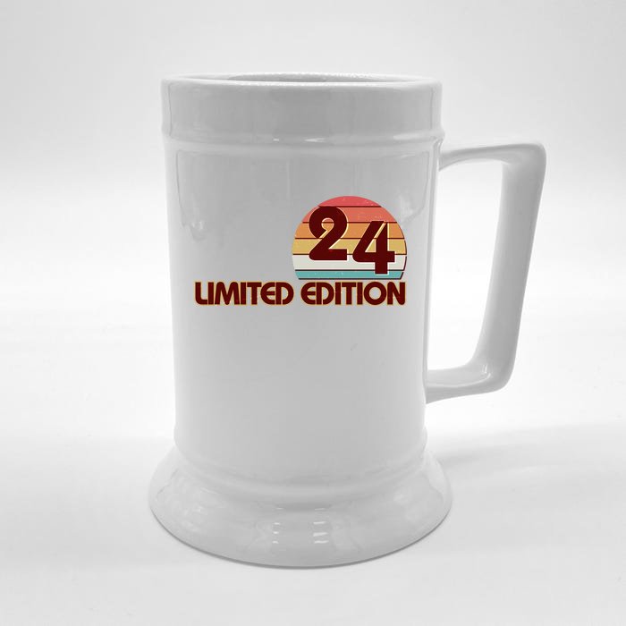 Limited Edition 1924 Retro Sun 100th Birthday Front & Back Beer Stein