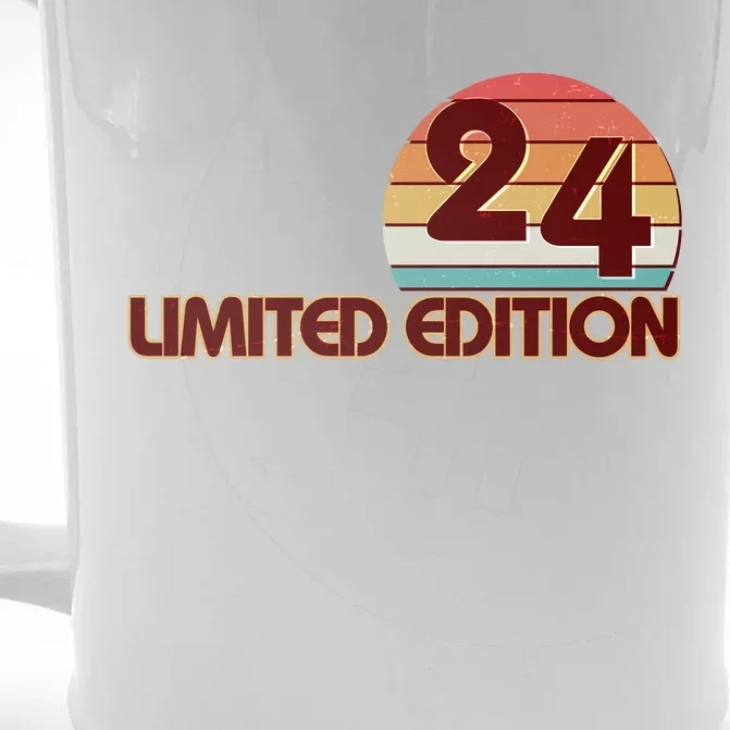 Limited Edition 1924 Retro Sun 100th Birthday Front & Back Beer Stein