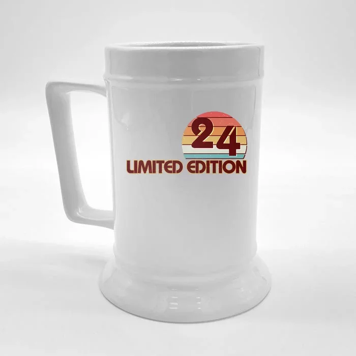 Limited Edition 1924 Retro Sun 100th Birthday Front & Back Beer Stein