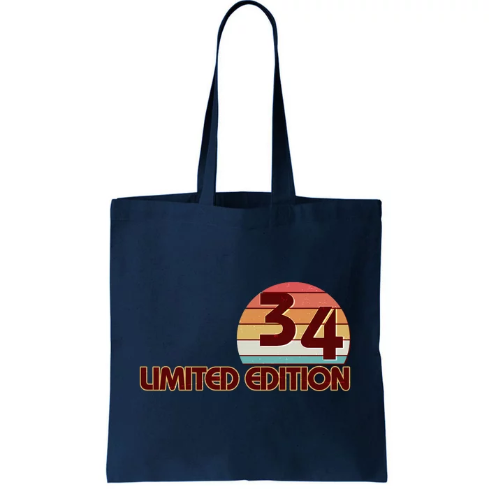 Limited Edition 1934 Retro Sun 90th Birthday Tote Bag