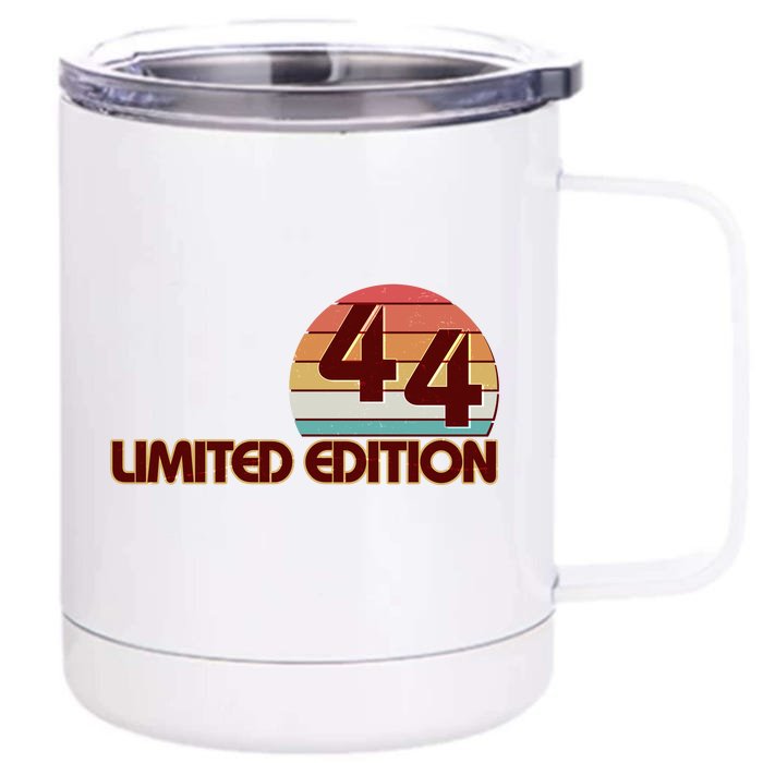 Limited Edition 1944 Retro Sun 80th Birthday Front & Back 12oz Stainless Steel Tumbler Cup